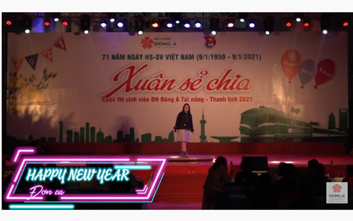 Ngày hội sinh viên UDA 2021: Happy new year - Đơn ca